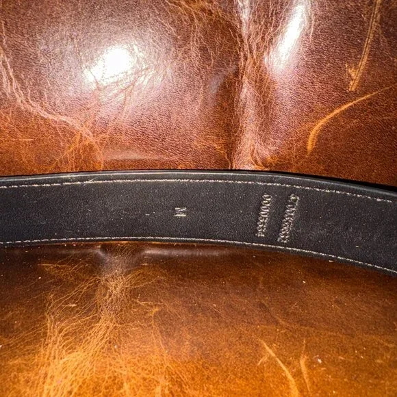 Ralph Lauren Belt. Size M. Black. Silver Buckle. NWOT. - Picture 4 of 4